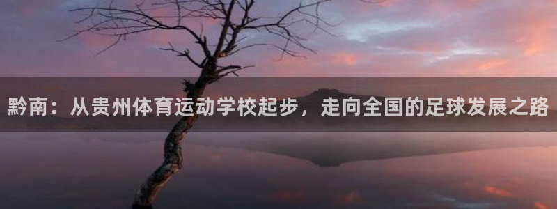 J9官方正版app官网:黔南:从贵州体育运动学校起步,走向全