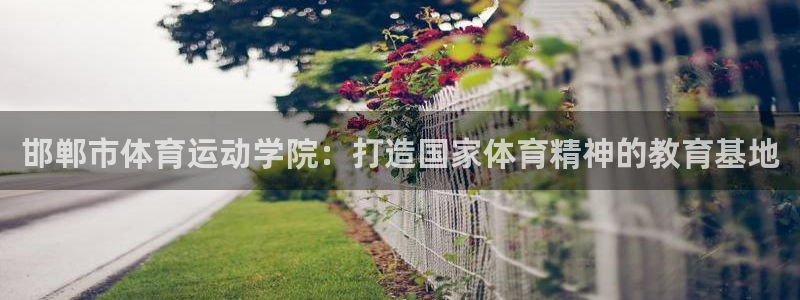J9官网下载招商电话号码:邯郸市体育运动学院:打造国家体育精